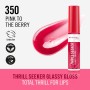 4 - Rimmel Thrill Seeker Glassy Gloss lip gloss 350 Pink to the Berry