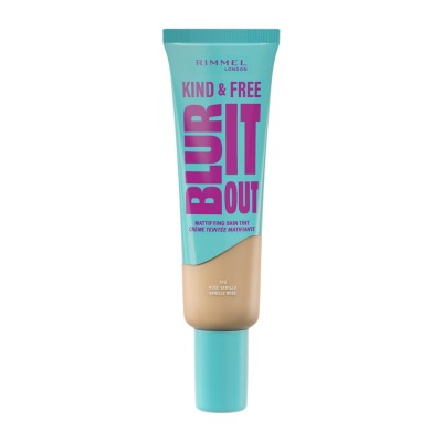 1 - Rimmel Blur It Out Fondotinta Opacizzante 150 Rose Vanilla