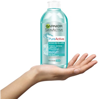 1 - Garnier Acqua Micellare Pure Active micellar water 400 ml