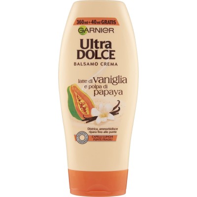 1 - Garnier Ultra Dolce Vaniglia e Polpa di Papaya 400ml