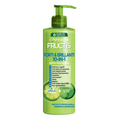1 - Garnier Creme per capelli Fructis Forti & Brillanti 10 in 1 400 ml