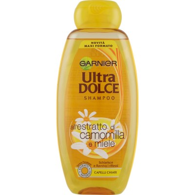 1 - Garnier Ultra Dolce Estratto di Camomilla & Miele 400 ml Shampoo Non-professional Women