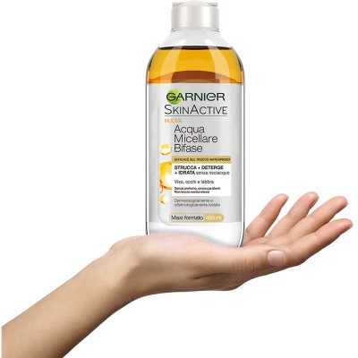 1 - Garnier Acqua Micellare Bifase Con Olio d'Argan micellar water 400 ml