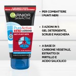 1 - Garnier Pure Active 3 in 1 Carbone, 150 ml