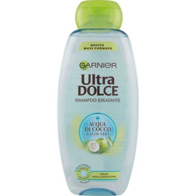 1 - Garnier Ultra Dolce Acqua di Cocco & Aloe Vera Women Non-professional Shampoo 400 ml