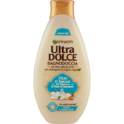 1 - Garnier Ultra Dolce Olio d Argan e Fiore di Gelsomino shower gel 500ml