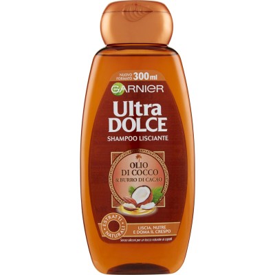 1 - Garnier Ultra Dolce Olio di Cocco & Burro di Cacao Women Non-professional Shampoo 300 ml