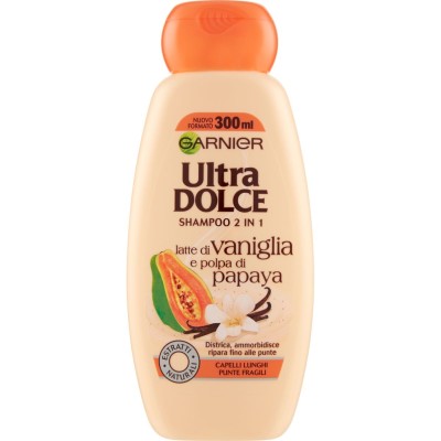 1 - Garnier Ultra Dolce Vaniglia e Polpa di Papaya 300ml