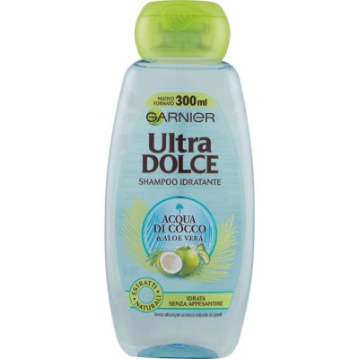 1 - Garnier Ultra Dolce UltraDolce - Acqua di Cocco e Aloe Vera 300ml