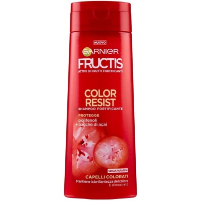 1 - Garnier Fructis Shampoo per capelli Color Resist, 250 ml