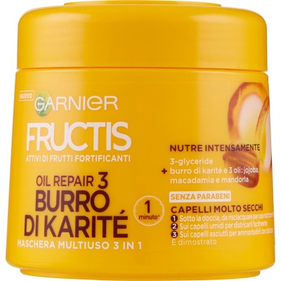 1 - Garnier Maschere per capelli Fructis – Oil Repair 3, 300 ml