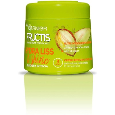 1 - Garnier Maschere per capelli Fructis – Hydra-Liss, 300 ml