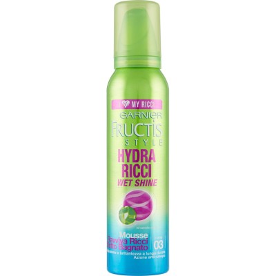 1 - Garnier Schiume per capelli Fructis Style Hydra Ricci Wet Shine 150ml