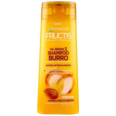 1 - Garnier Fructis Shampoo per capelli Oil Repair 3 Burro di Karité, 250 ml