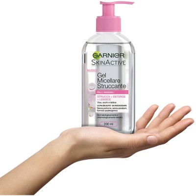 1 - Garnier Gel Micellare Struccante per Pelli Sensibili 200ml