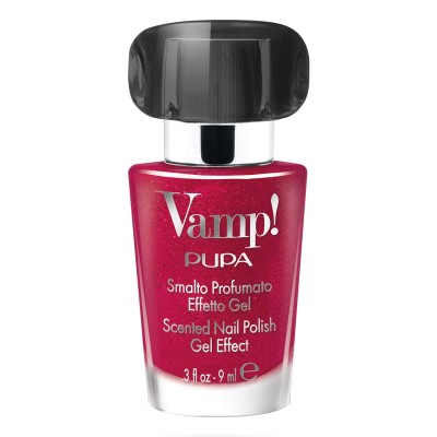 1 - PUPA Milano Pupa 3 Pennyblack Vamp! Glitz’n Glam nail polish 9 ml Red Shimmer