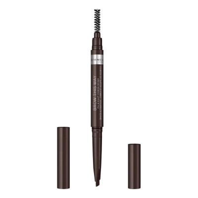 1 - Rimmel Brow This Way Fill & Sculpt Eyebrow Definer 03 Dark Brown