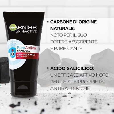 1 - Garnier Peel-Off Pure Active Charcoal, 50 ml
