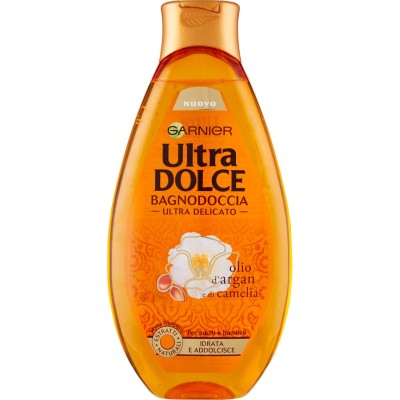 1 - Garnier Ultra Dolce Olio d'Argan & di Camelia Shower gel Unisex Body Flower 500 ml
