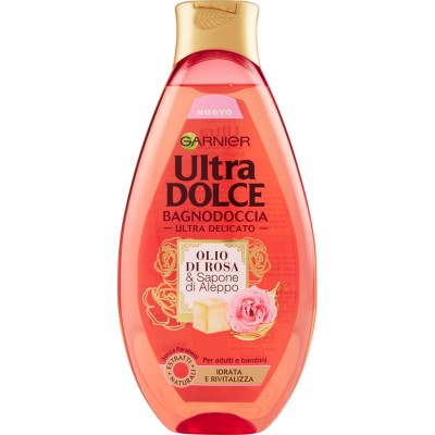 1 - Garnier Ultra Dolce Olio di Rosa e Sapone di Aleppo shower gel 500ml