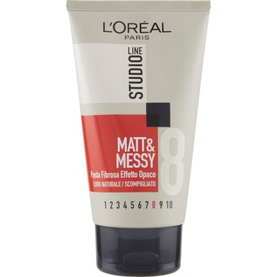 1 - L’Oréal Paris Studio Line Matt & Messy Pasta Fibrosa Effetto Opaco 150ml