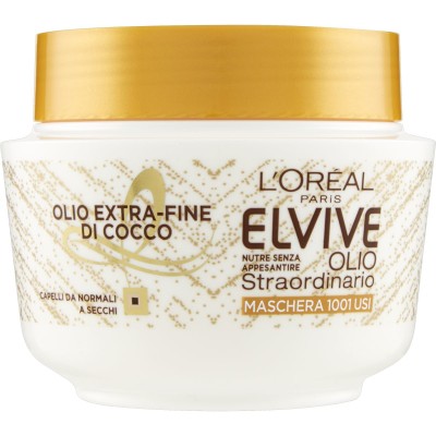 1 - L’Oréal Paris Elvive Olio Straordinario Cocco, 300 ml