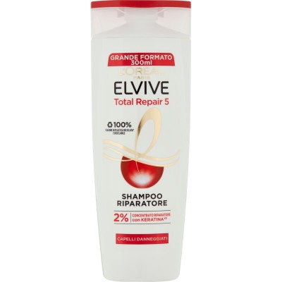 1 - L’Oréal Paris Elvive Total Repair 5 Shampoo 300 ml
