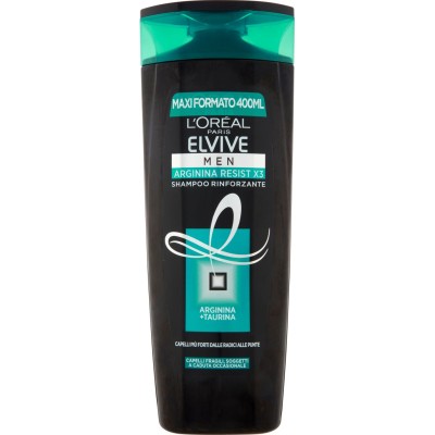 1 - L’Oréal Paris Elvive Arginina Men, 400 ml