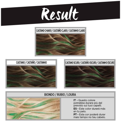 1 - L’Oréal Paris Colorista Hair Make Up Green