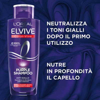 1 - L’Oréal Paris Elvive Color-Vive Purple Shampoo, 200 ml