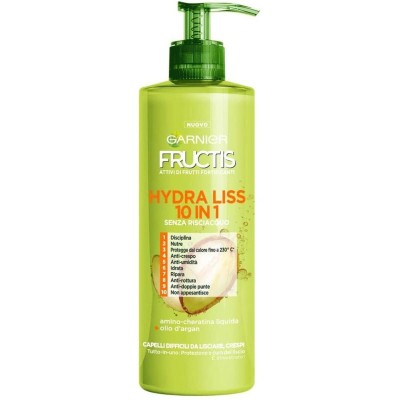 1 - Garnier Creme per capelli Fructis Hydra Liss 10 in 1, 400 ml