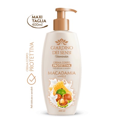 1 - Giardino Dei Sensi Vitaminskin Crema Corpo protettiva Macadamia e miele 400ml