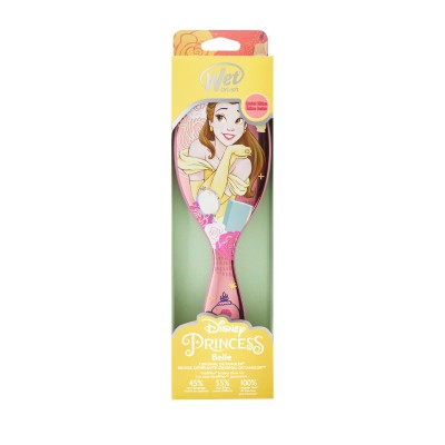 1 - Wet Brush Original Detangler Disney Princess Belle Bambini Spazzola per capelli tonda Multicolore, Rosa 1 pz