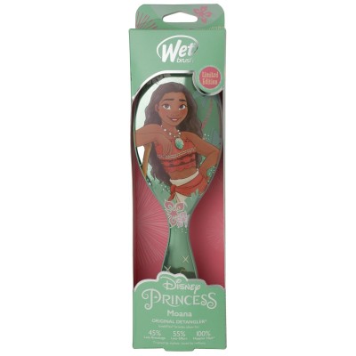 1 - Wet Brush Original Detangler Disney Princess Moana Children Paddle hairbrush Multicolour, Teal 1 pc(s)