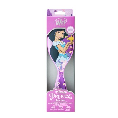 1 - Wet Brush Original Detangler Disney Princess Jasmine Bambini Spazzola piatta Multicolore, Rosa 1 pz