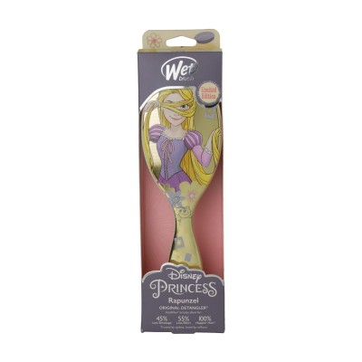 1 - Wet Brush Original Detangler Disney Princess Rapunzel Bambini Spazzola piatta Multicolore, Argento 1 pz