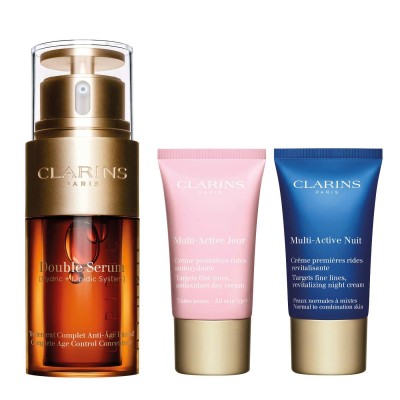 1 - Clarins Double Serum & Multi-Active 3 pcs