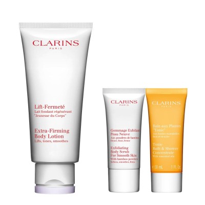 1 - Clarins Target: Visibly Firmer Skin 200ml + 30ml + 30ml