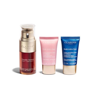 1 - Clarins Double Serum & Multi-Active 30ml + 15ml + 15ml