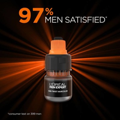 1 - L’Oréal Paris One Twist Men Hair Colour 01 Deep Black
