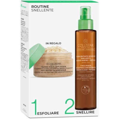1 - Collistar Pure Actives Two-Phase Sculpting Concentrate + Anti-Water Talasso-Scrub