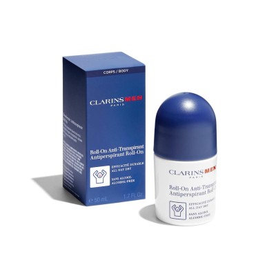 1 - Clarins ClarinsMen Antiperspirant Deo Roll-On, 50ml