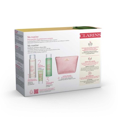 1 - Clarins Cleansing Kit pelli miste o grasse