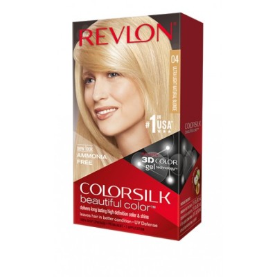 1 - Revlon ColorSilk Beautiful Color 04 Ultra Light Natural Blonde