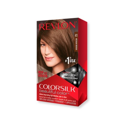1 - Revlon ColorSilk Beautiful Color 41 Medium Brown