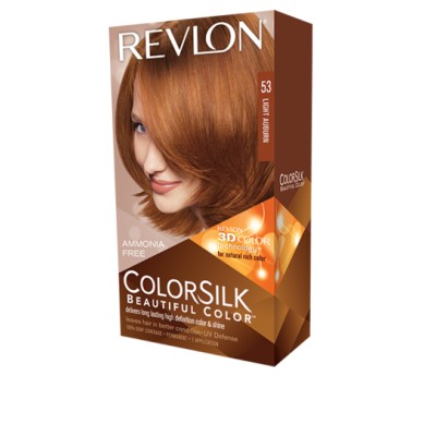 1 - Revlon ColorSilk Beautiful Color 53 Light Auburn