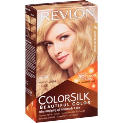 1 - Revlon ColorSilk Beautiful Color 75 Warm Golden Blonde