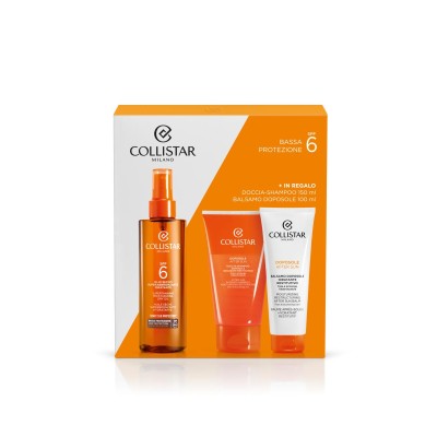 1 - Collistar Cofanetto Olio Secco Superabbronzante Idratante SPF 6