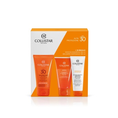 1 - Collistar Cofanetto Crema Abbronzante Protezione Ultra Viso-Corpo SPF 30