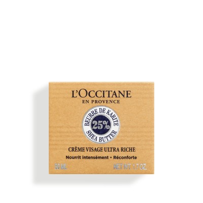 1 - L'Occitane Shea Butter Ultra Rich face moisturizer Unisex 50 ml Cream